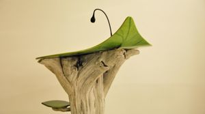 Beautiful lectern at university campus Ilimmarfik, designed by Aka Høegh  PHOTO: University of Greenland