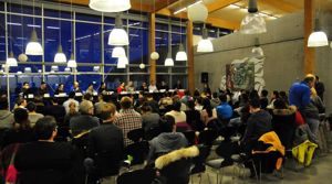 General election meeting  PHOTO: University of Greenland