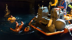 Students in the water in Alta  PHOTO: Tommy Hansen