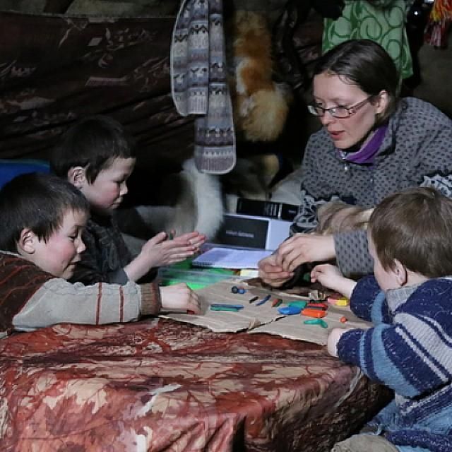 Nomadic school in Yamal