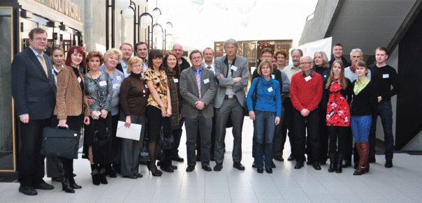 MSHU delegation together with representatives from Finnmark University College