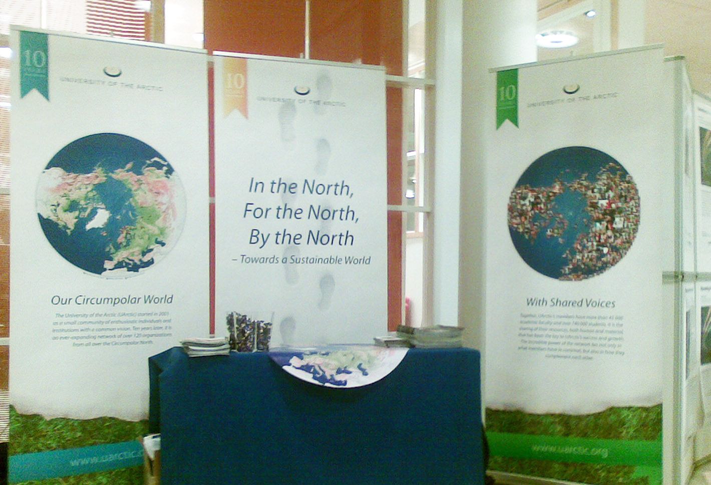 UArctic Arctic Frontiers info stand