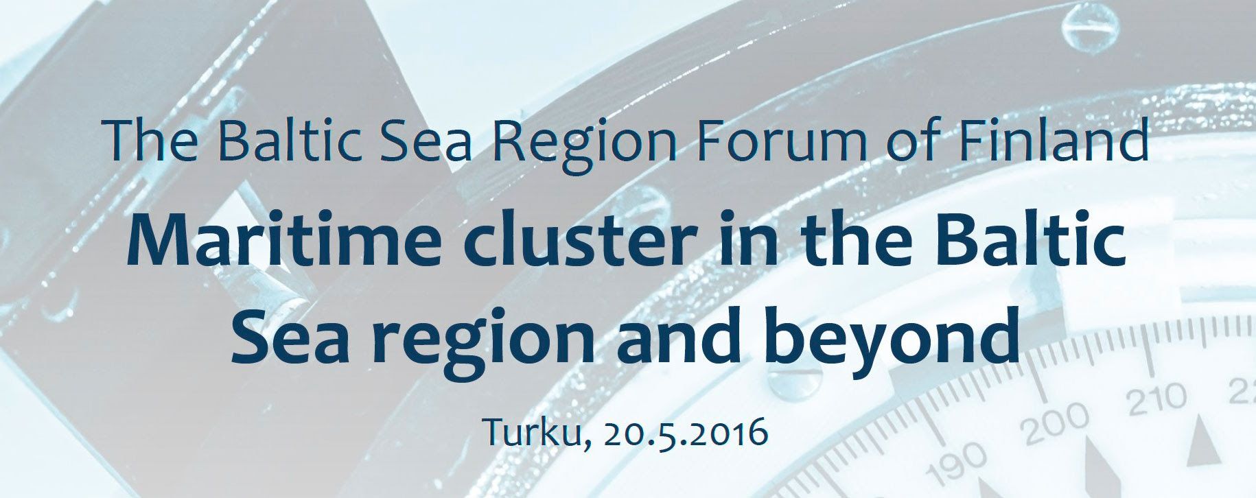 Baltic Sea Region Forum 2016