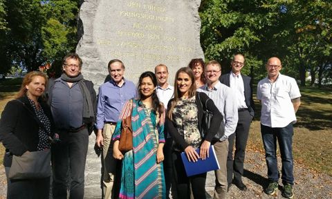 The network of scholars decided to apply for the Thematic Network status when they met in the Migration in the Arctic Workshop in September 2016 in Stockholm. The lead of the Thematic Network is researcher Nafisa Yeasmin from the Arctic Centre (4th from the left).