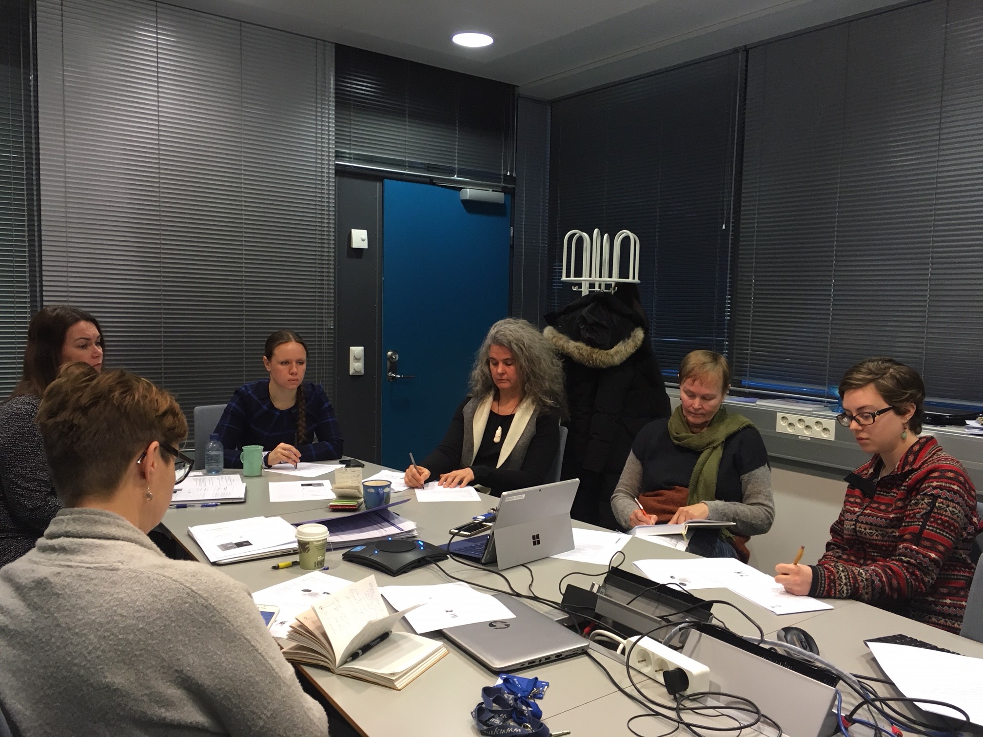 Participants gather at the workshop on developing guidelines for Arctic research ethics