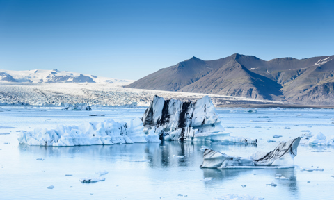 Beautiful View Of Icebergs In Glacier Lagoon 8V2WQLD