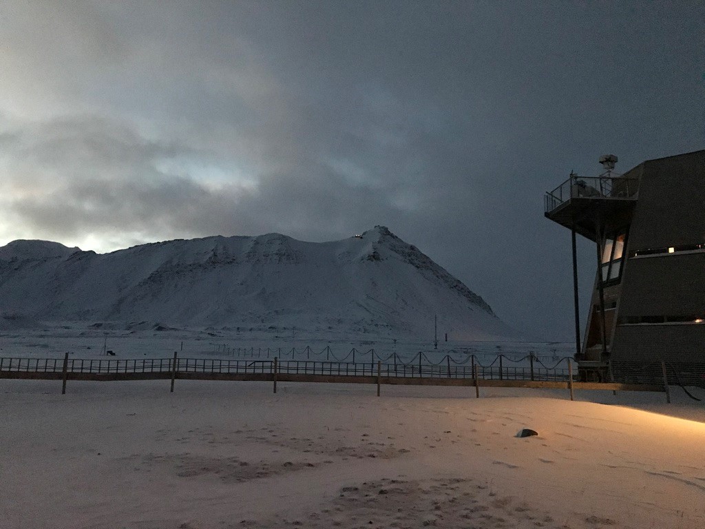 NyAlesund, Svalbard, December, 2019.