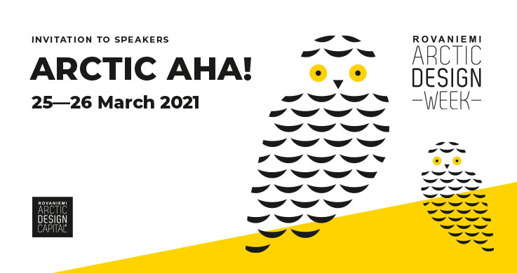 Arctic Design Week Arctic Aha Banner