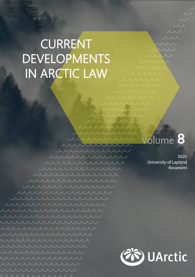 Current Developments In Arctic Law Vol.8