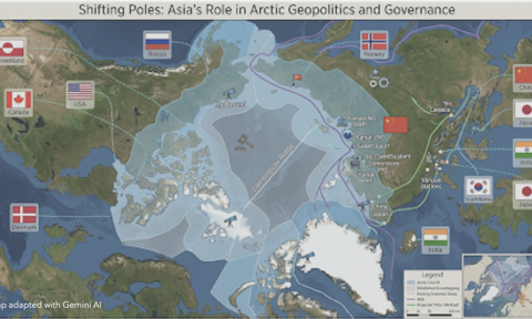 Arctic Asia Map Shifting Poles