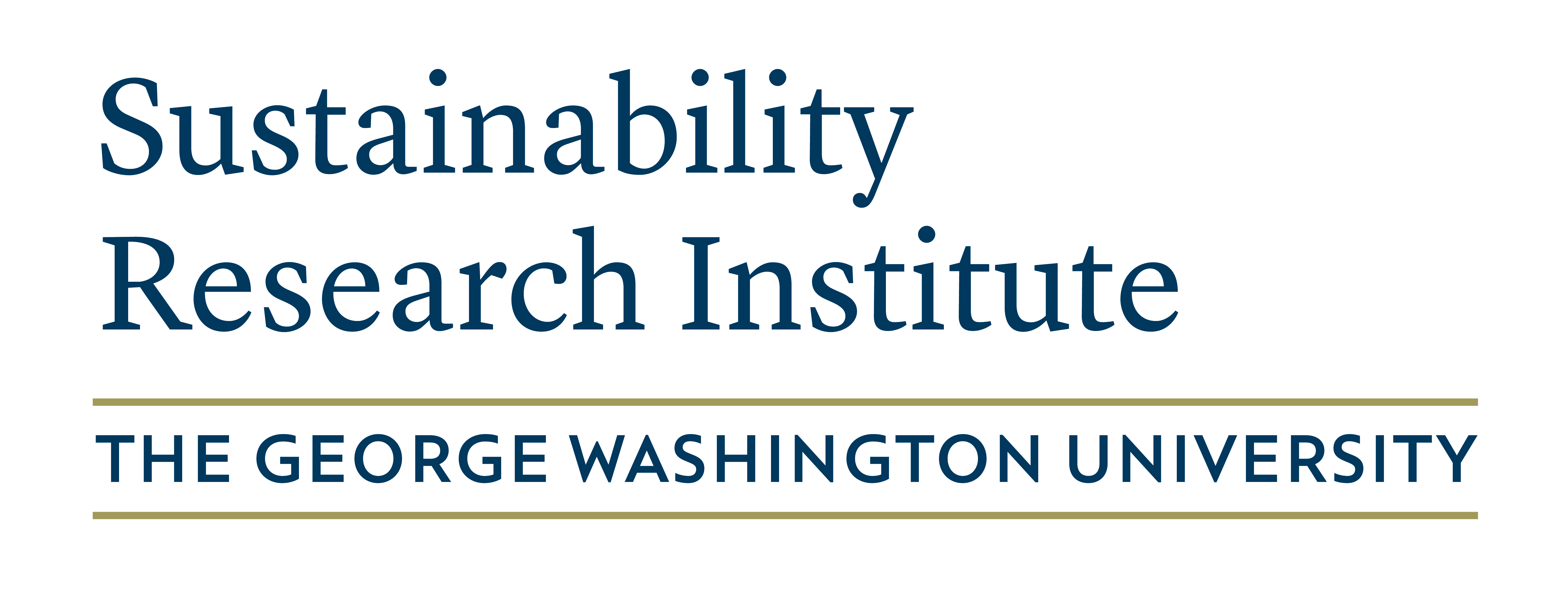 Sustainability Research Institute, George Washington University Logo