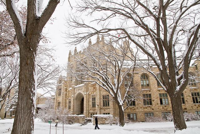 USask campus in wintertime