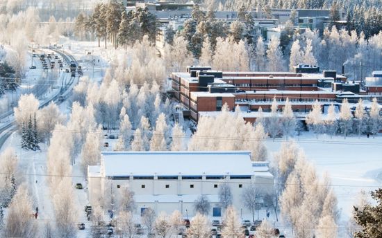 Kuopio campus in winter, UEF