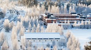 Kuopio campus in winter, UEF  PHOTO: Raija Törrönen