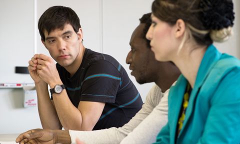 Nursing science students at UEF