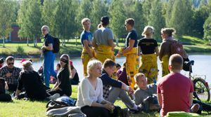 Student life at UEF, Kuopio campus  PHOTO: Raija Törrönen