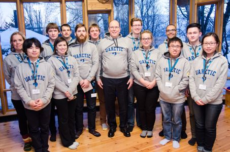 Group photo with Prince Albert and UArctic Student Ambassadors