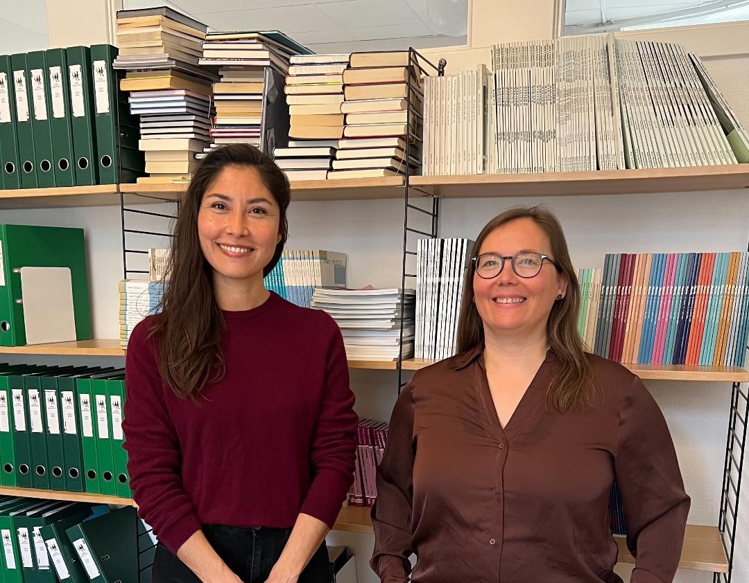 2nd chair Psychologist Sanne Broberg (left) and 1st chair Psychologist Dorthe Chemnitz (right) 