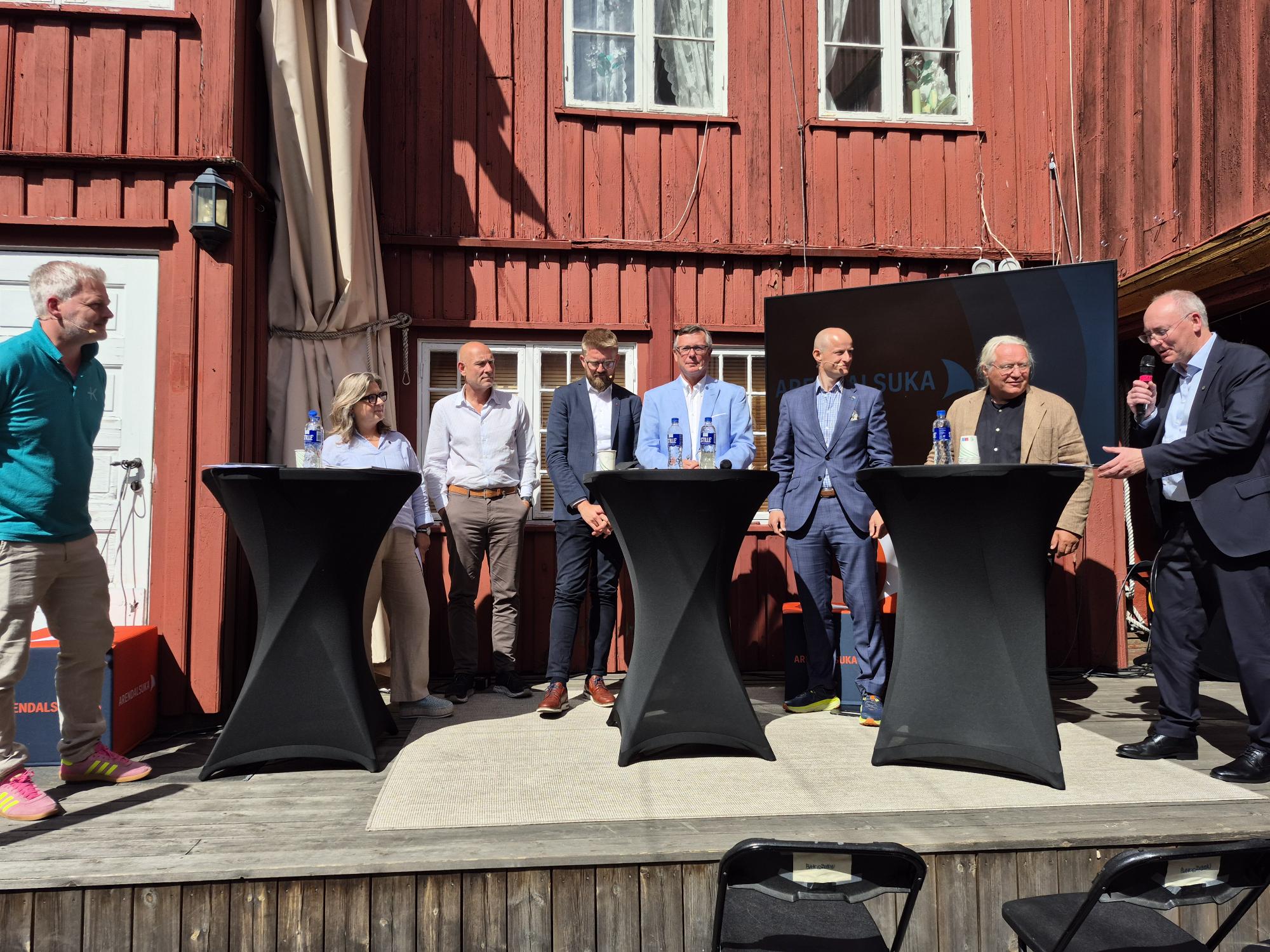 The report was presented during the political gathering Arendal Week.   PHOTO: Line Ugulen Nilssen, Nord University