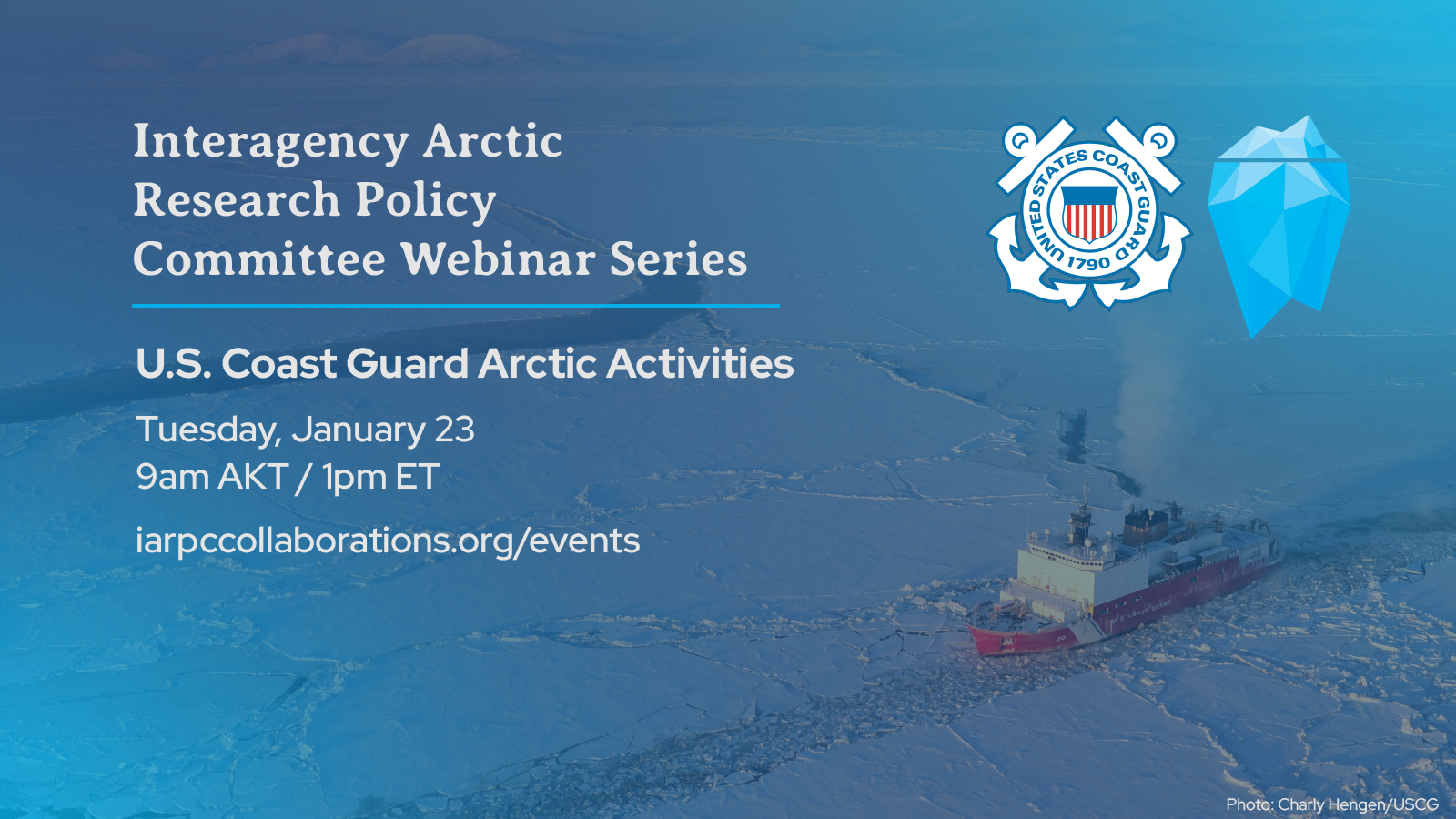 Interagency Arctic Webinar poster
