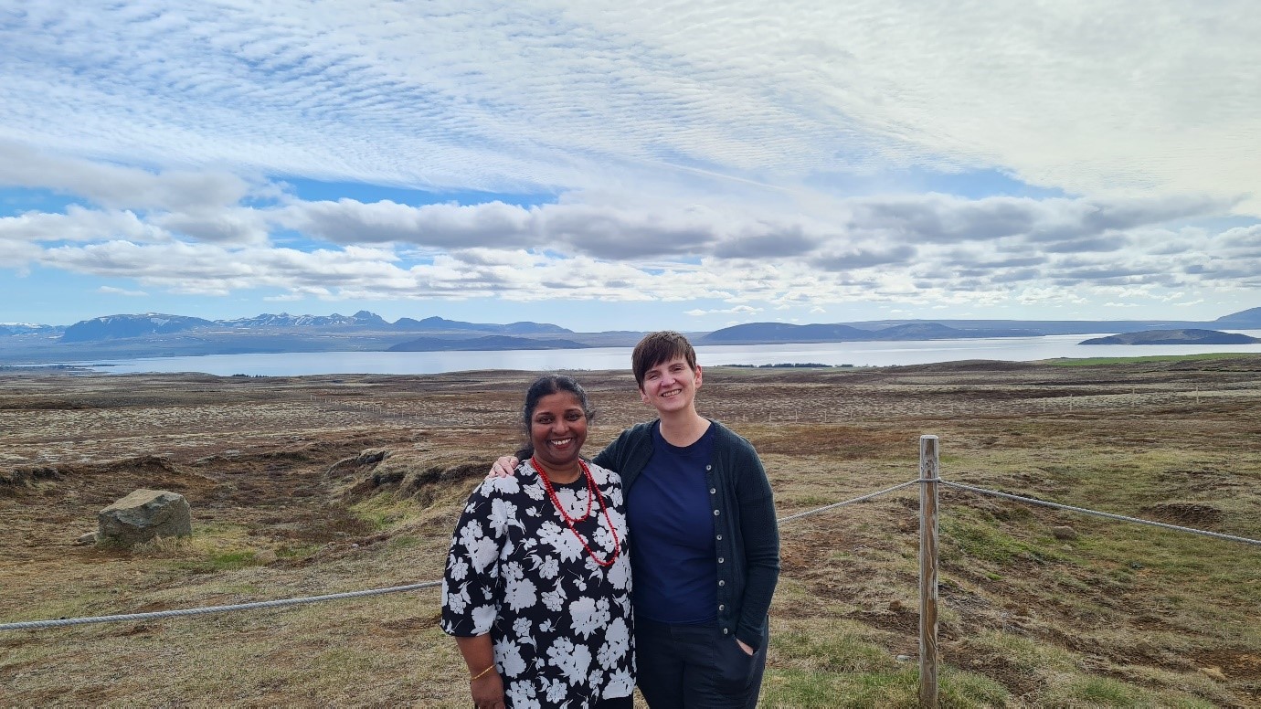 Kalpana Vijayavarathan & Edda Óskarsdóttir