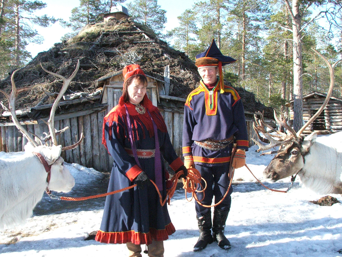 Photo: Owners of Inari Reindeerfarm