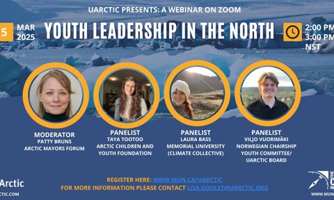 Uarctic Webinar Series 2025 Banner Youth Leadership In The North 2