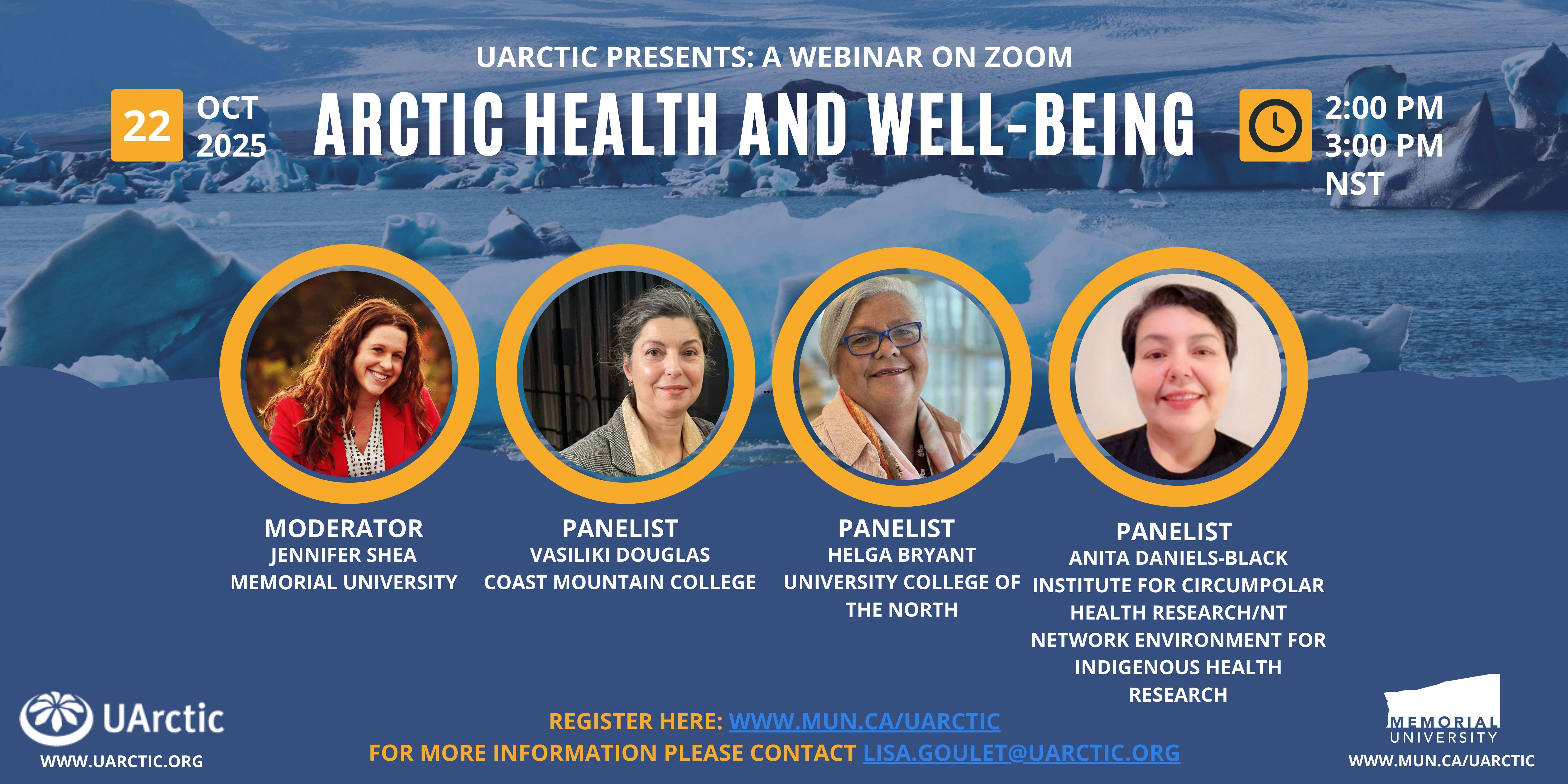 Uarctic Webinar Series 2025 Banners