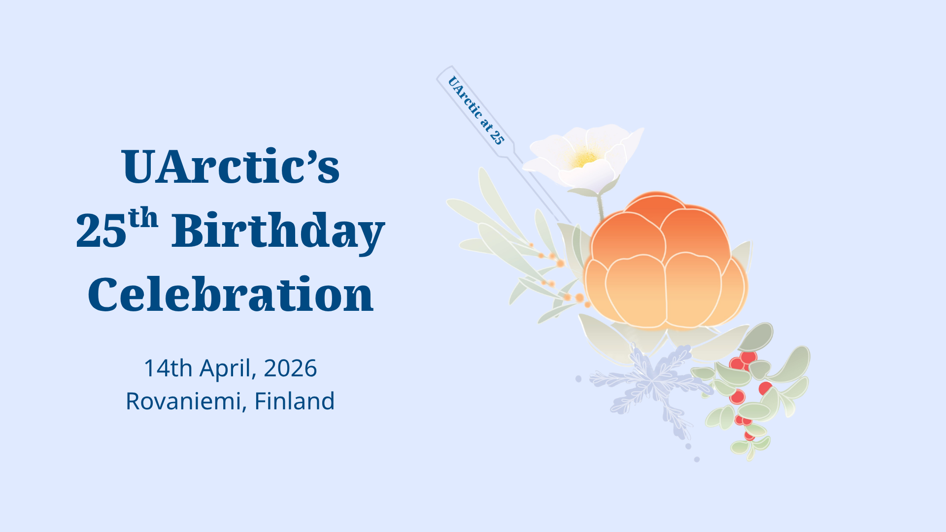 Uarctic At 25 Birthday Screen