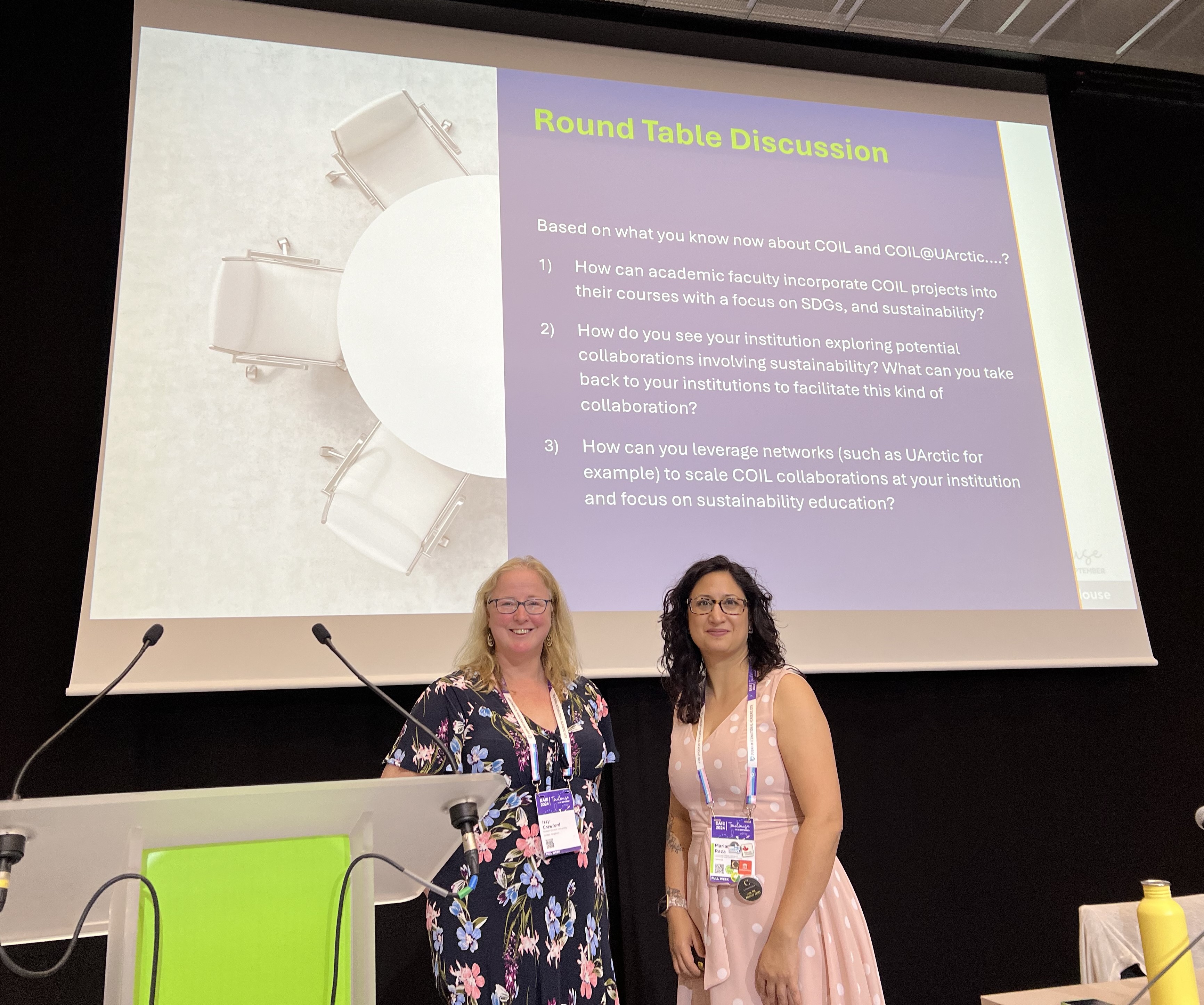 Izzy Crawford and Mariam Raza 