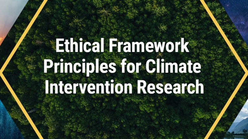 AGU Ethical Framework Principles for Climate Intervention Research ...