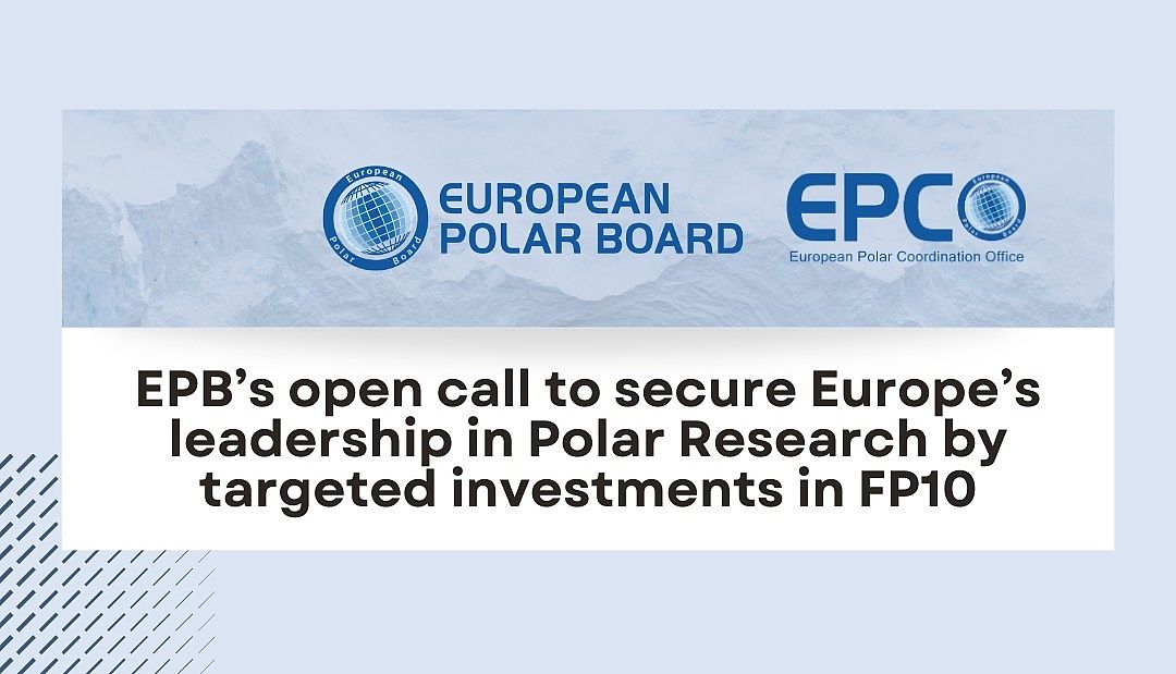 European Polar Board Call To Secure Europe's Leadership In Polar Research