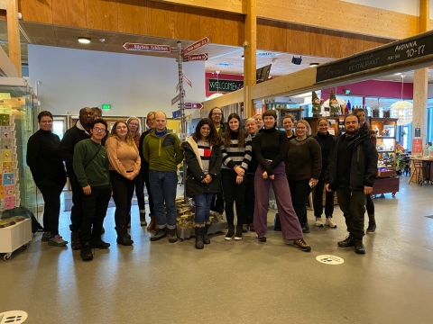 Jason Maitland and team at the Naava Tourist Centre