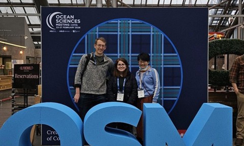 Left to right: James Kershaw (Opportunity Green), Bahareh Kamranzad (University of Strathclyde/UArctic), Tian Tian (Danish Meteorological Institute).