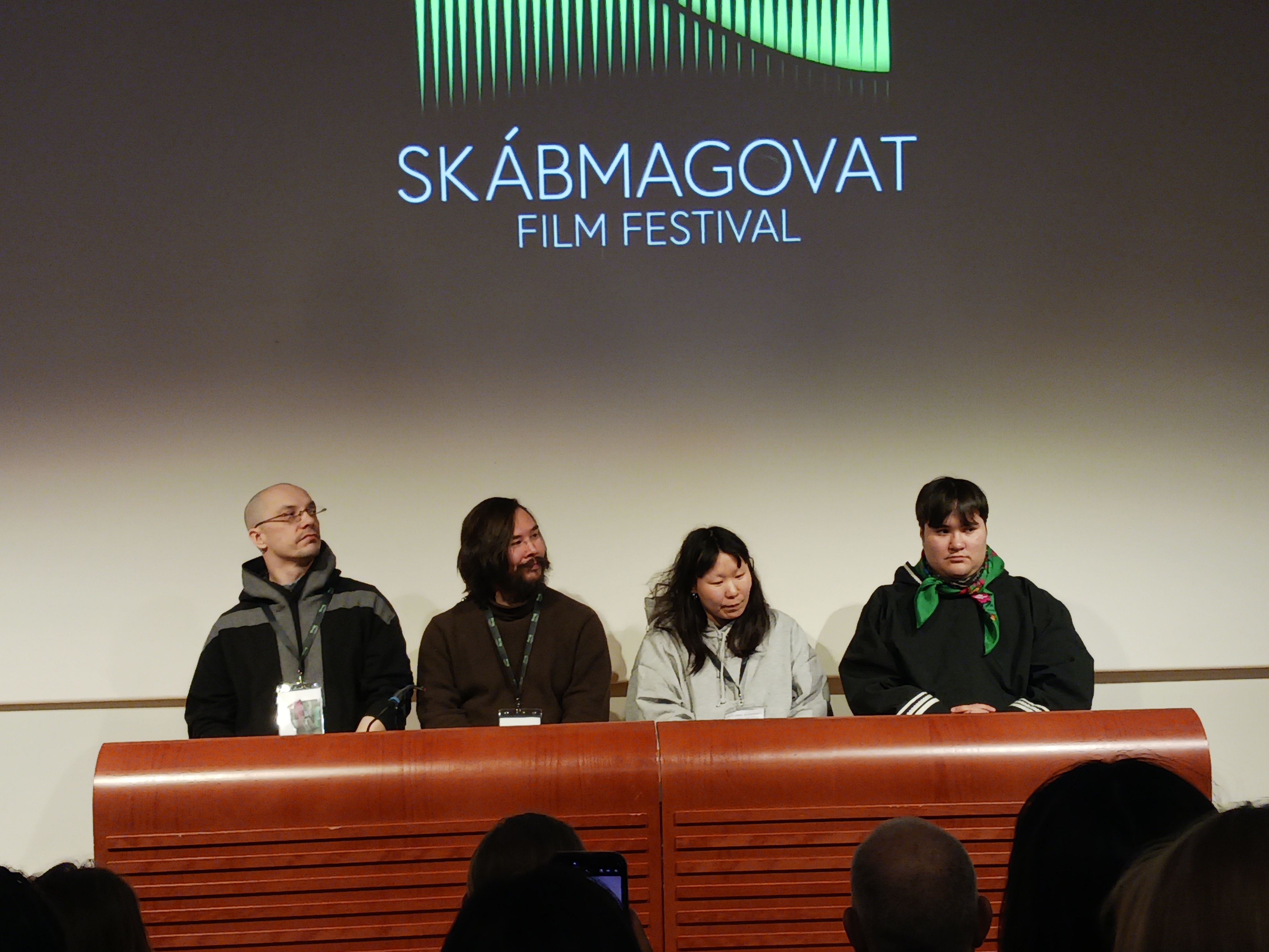 From left to right: Hans Pieski, Dennis Møller, Svetlana Romanova, Isaac Partridge