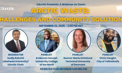 PANELISTS ANNOUNCED: UArctic Webinar on Arctic Waste - Challenges and Community Solutions  PHOTO: UArctic