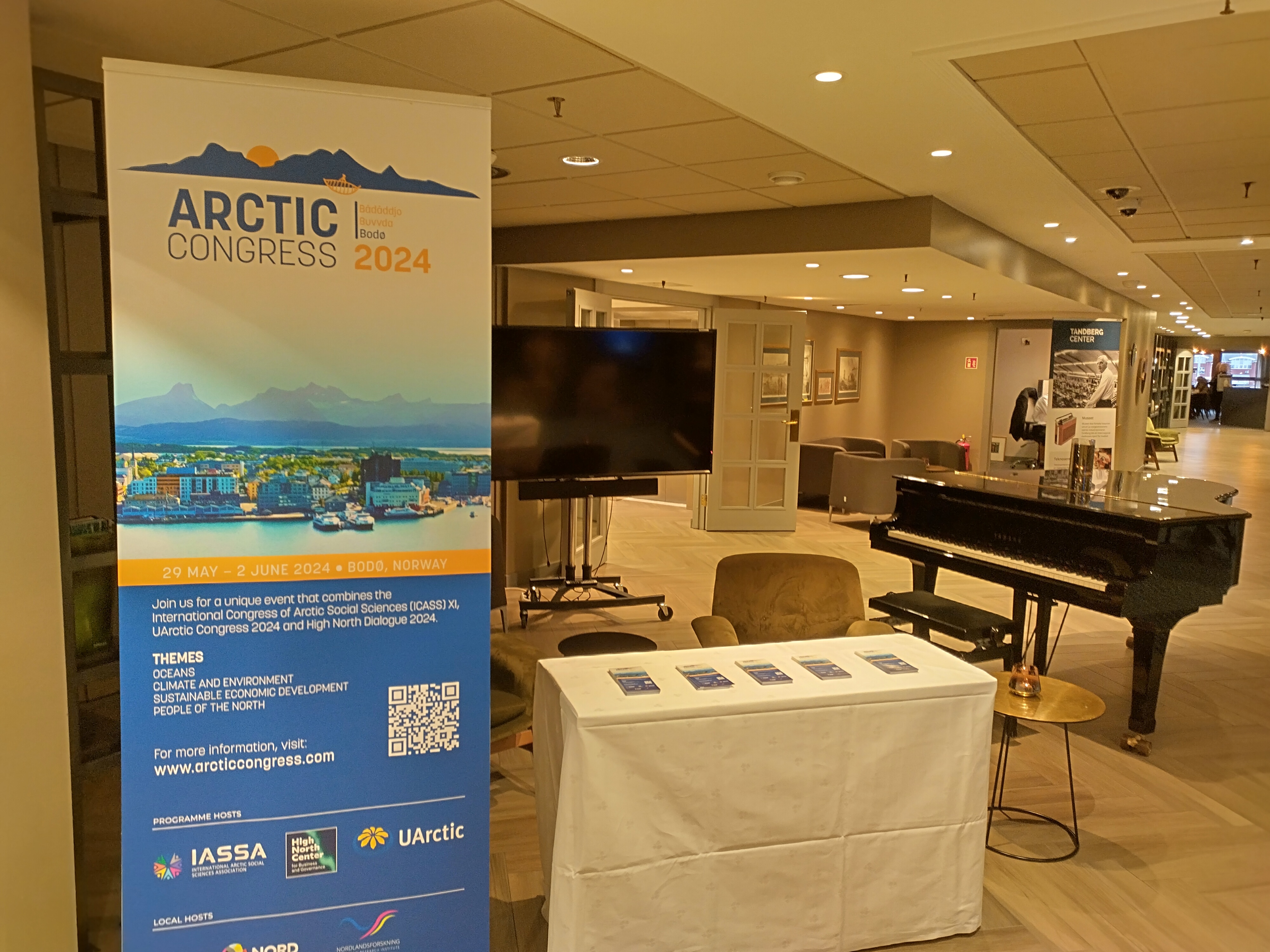 Arctic Congress 2024 stand at High North Dialogue
