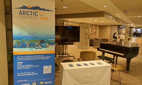 Arctic Congress 2024 stand at High North Dialogue