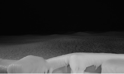 Figure 1. Slush on the edge of the Arctic sea ice, November 2025.  PHOTO: Michael Kjær